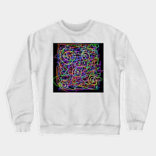 Neon Strings Crewneck Sweatshirt